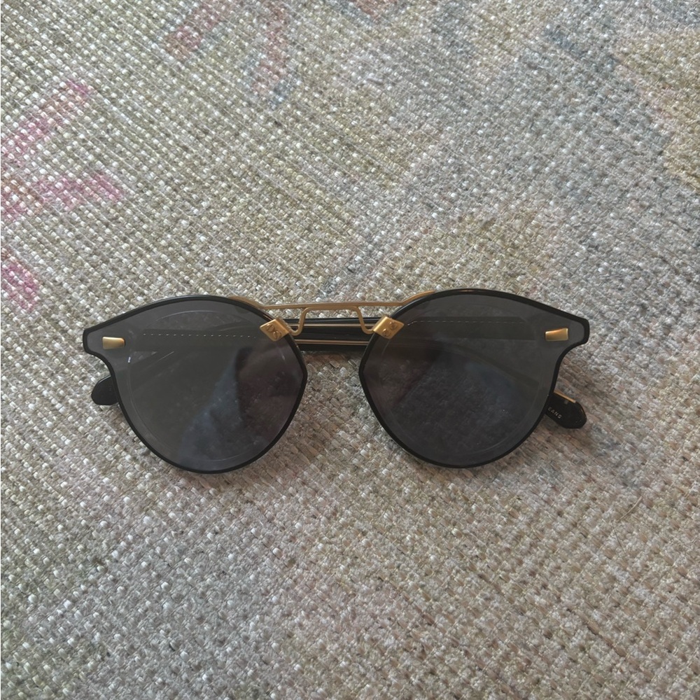 KREWE Black and Gold Sunglasses